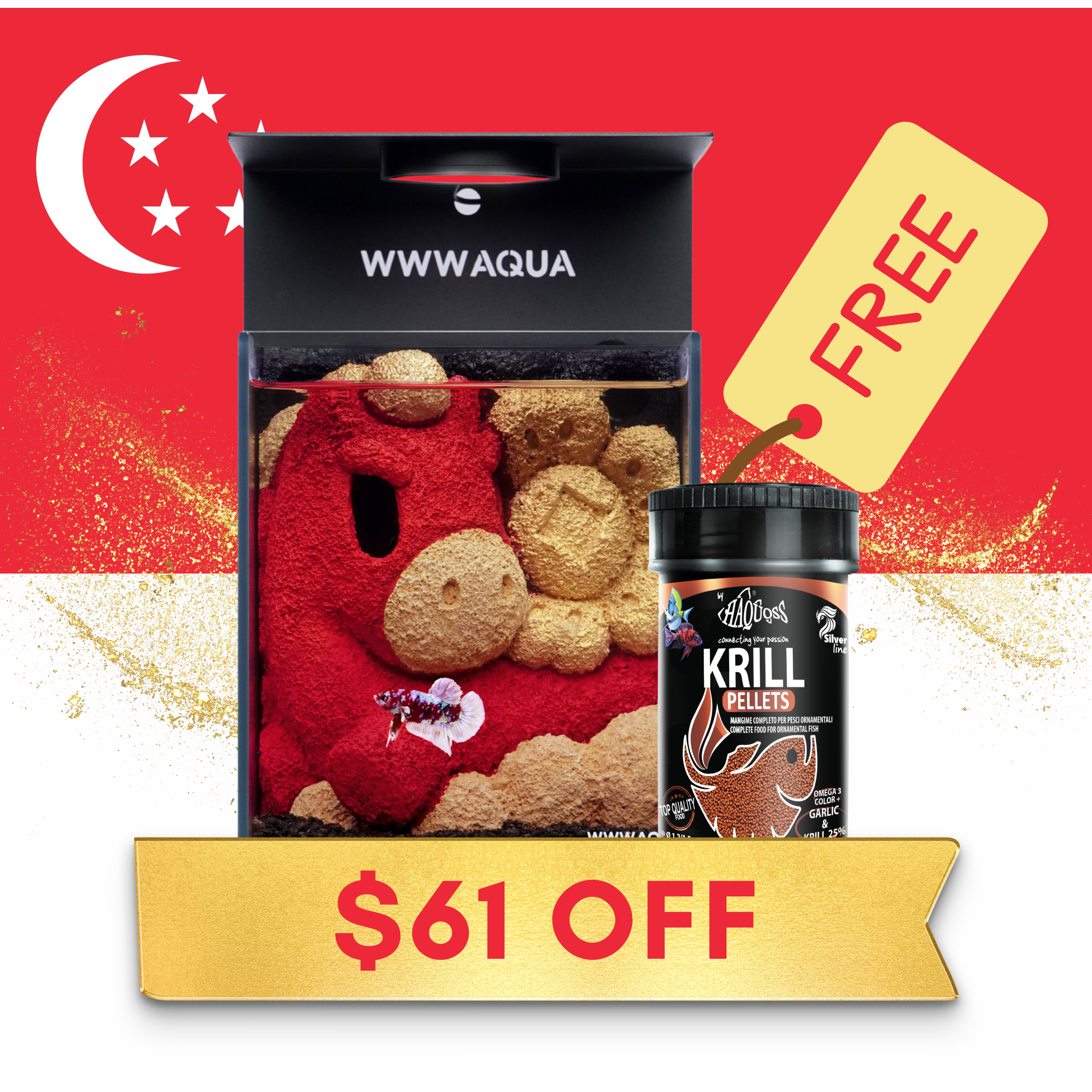 [NDP 2026] WWWAQUA | 马ney + FREE Krill pellets