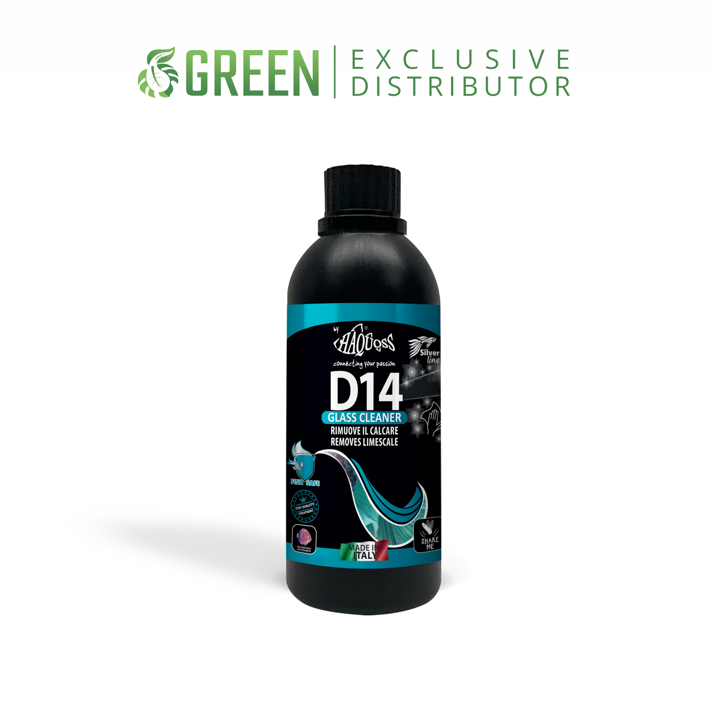 HAQUOSS D14 - GLASS CLEANER FRESHWATER 250ml