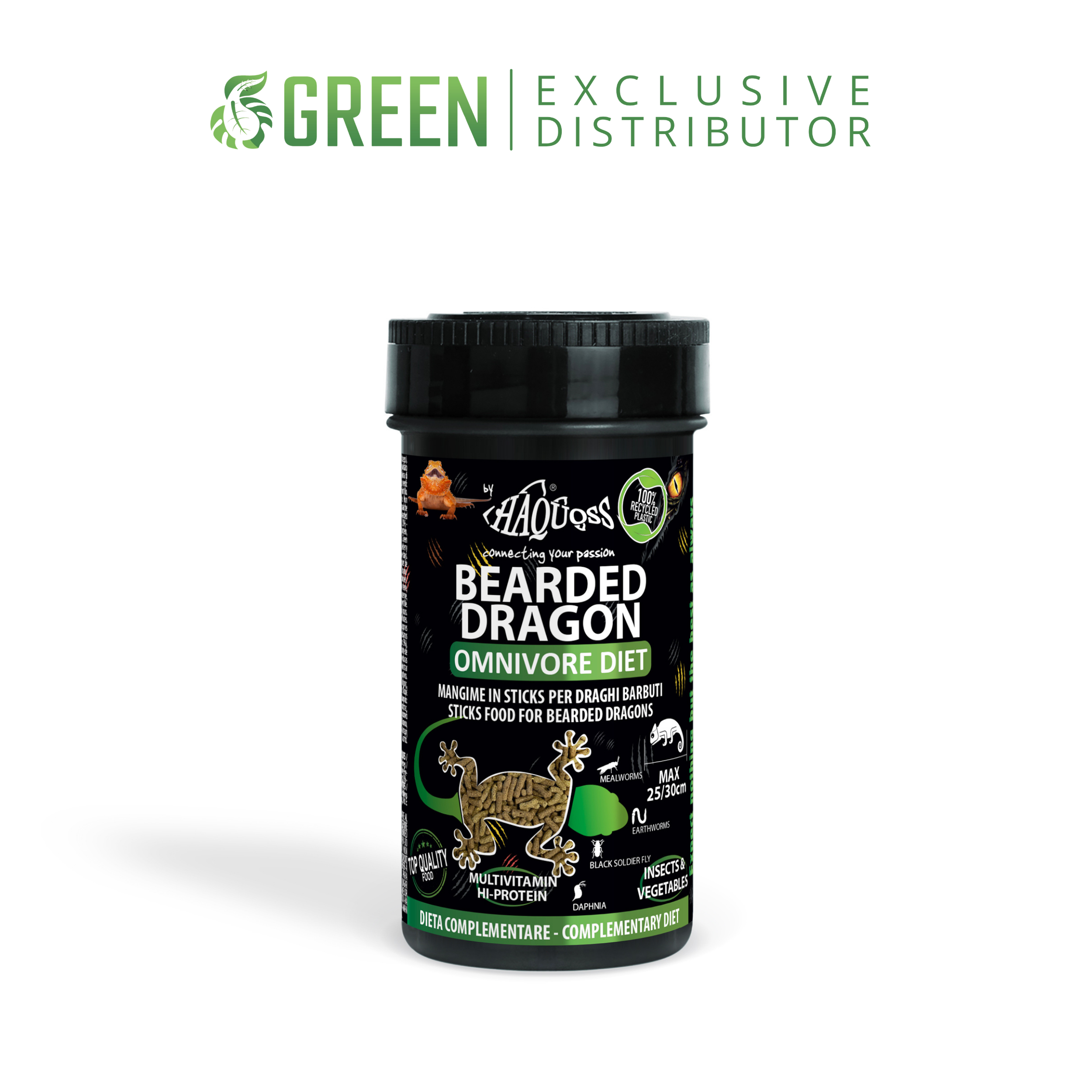 HAQUOSS BEARDED DRAGON OMNIVORE DIET 250ml